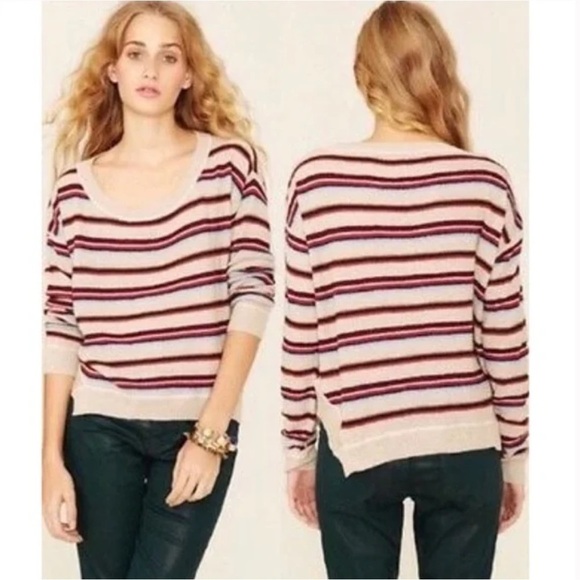 Free People Beach Road Trip Striped Pullover Sweater - Picture 7 of 13